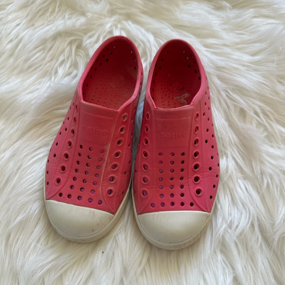 Pink Native slip on shoes
